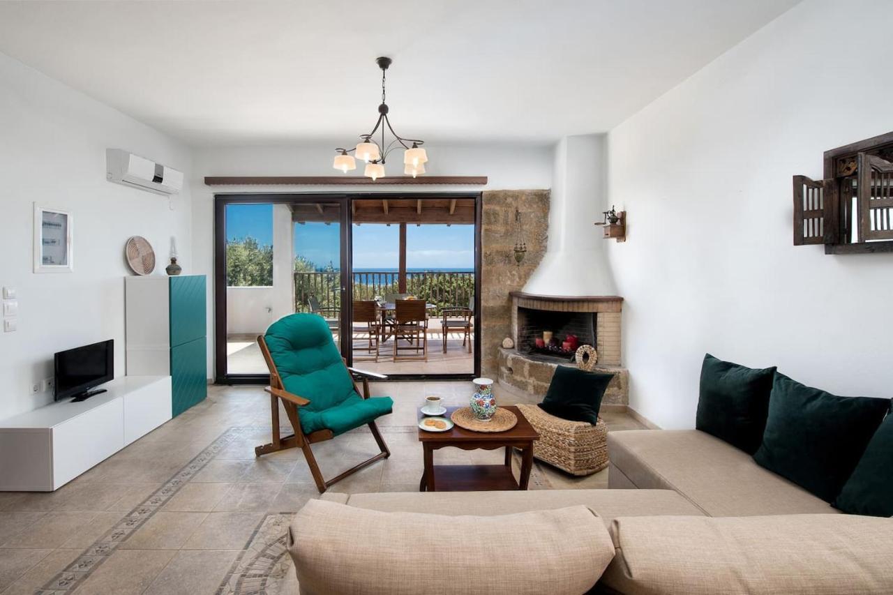 Cedrus And Sea, Beachfront House, Gennadi, Rhodes Eksteriør bilde